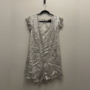 City Chic Sequin Romper